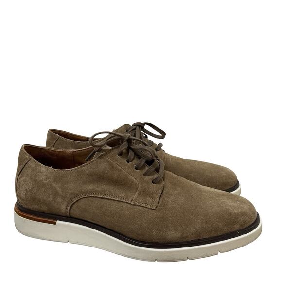 Allen Edmonds Carson Hybrid Lace‎ Up Derby Shoes US 8.5 Brown Suede Classic